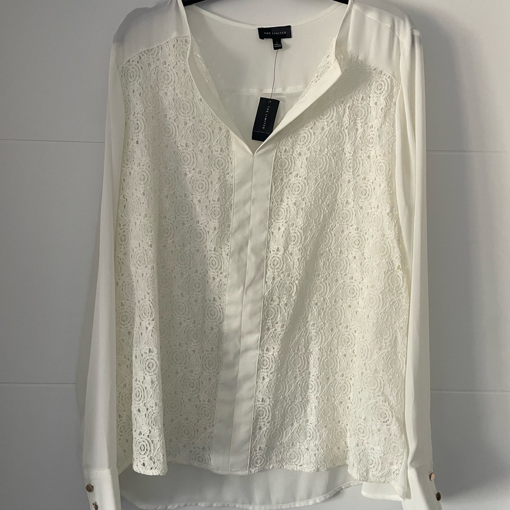 Elegant White Lace Blouse